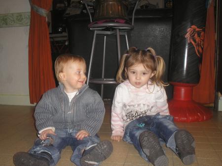 mon petit fils et ma petite fille
